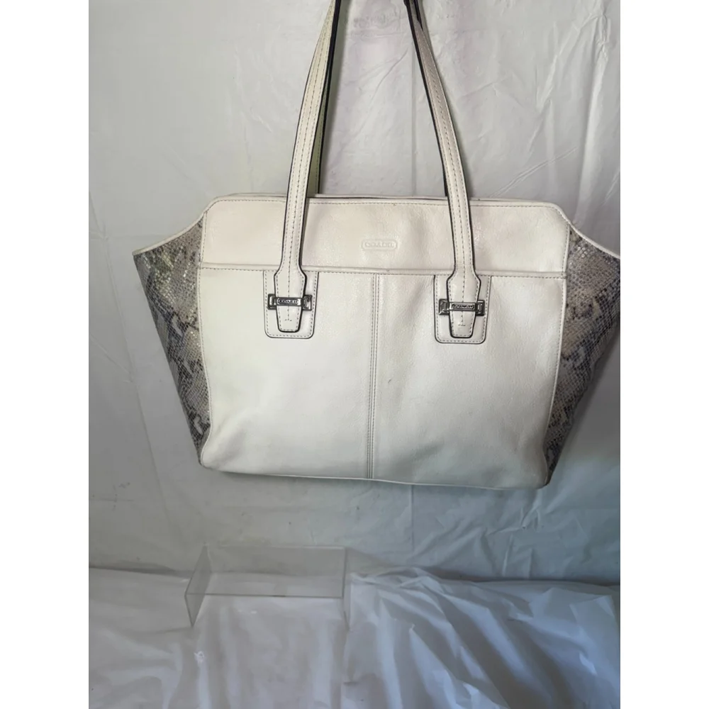 COACH F30142 TAYLOR MIXED EXOTIC ALEXIS CARRYALL satchel